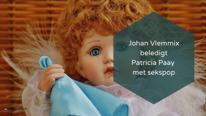 Mediarecht eer en goede naam Patricia Paay geschonden door Johan Vlemmix met sekspop